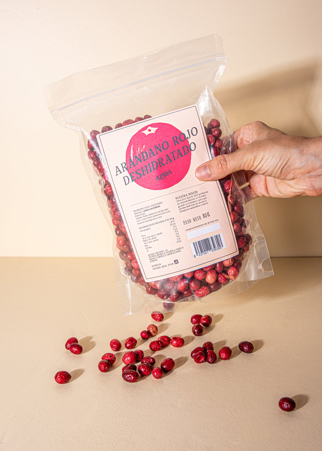 Freeze-dried cranberry 80g