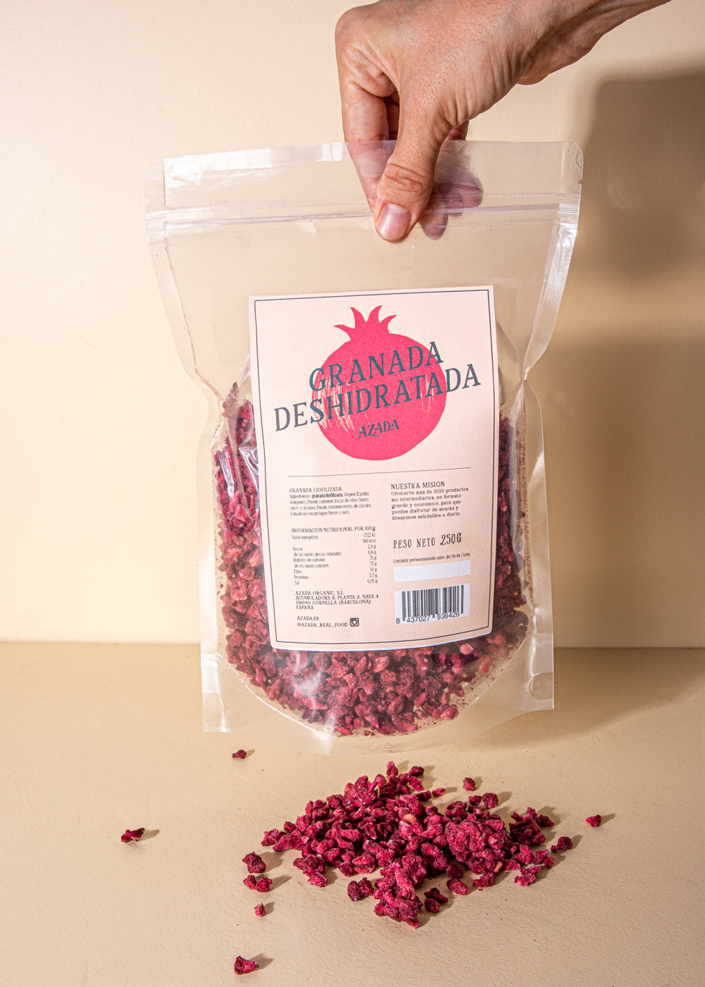 Freeze-dried pomegranate 250g