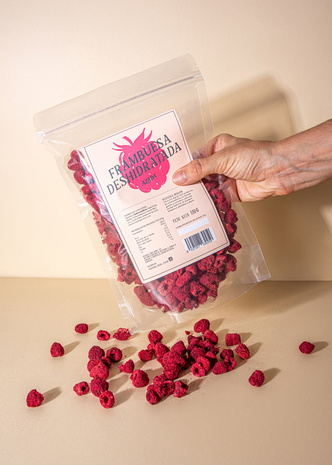 Freeze-dried raspberry 100g